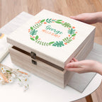 Personalised Hello Baby Wreath Keepsake Box