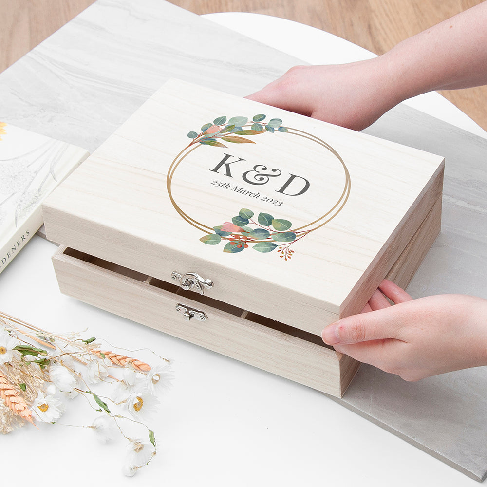 Personalised Wedding Date Memory Box