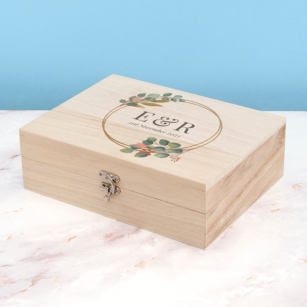 Personalised Wedding Date Memory Box