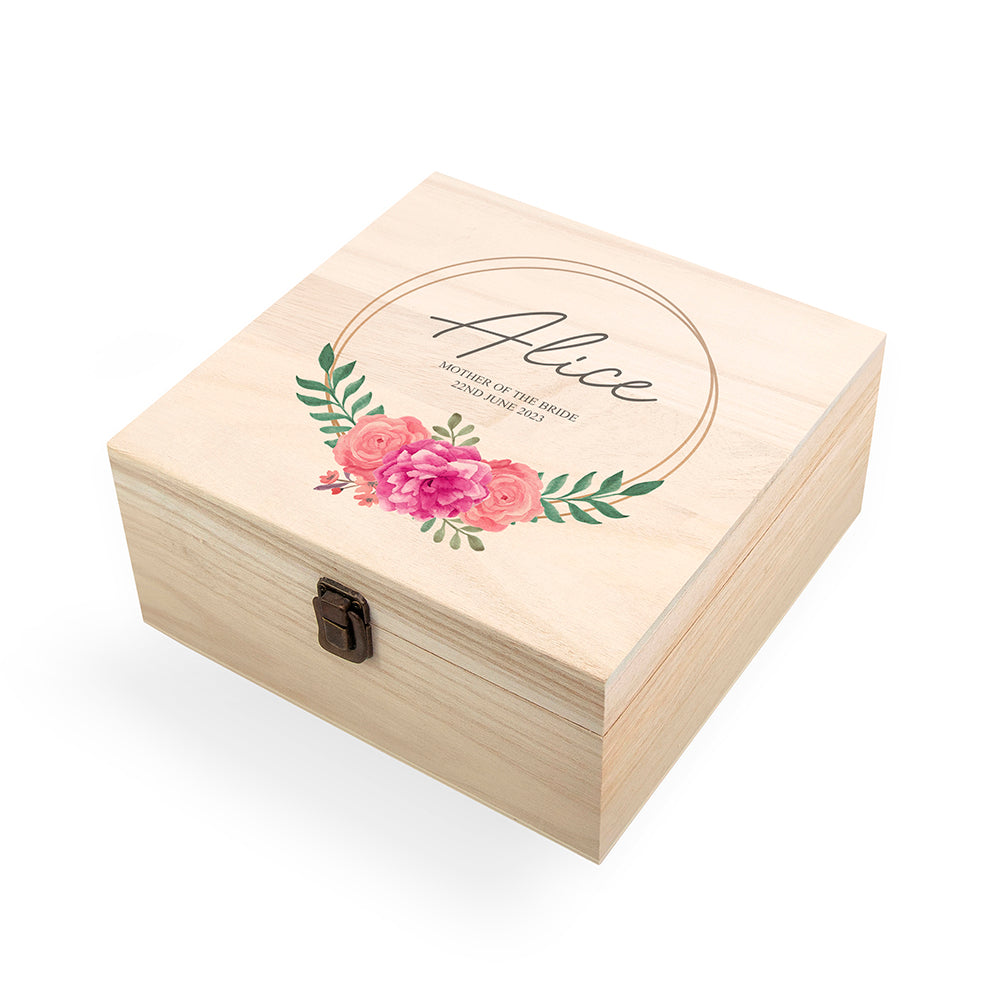 Personalised Wedding Party Memory Box