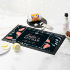 Personalised Blooming Gin Bar Mat