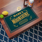Personalised Moonshine Bar Mat