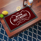 Personalised Vintage Whiskey Bar Mat