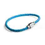 Personalised Men's Infinity Woven Leather Bracelet