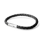 Personalised Men's Anchor Capsule Leather Bracelet