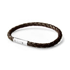 Personalised Men's Celtic Trinity Capsule Leather Bracelet