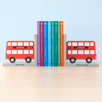 Personalised Kids London Bus Bookends
