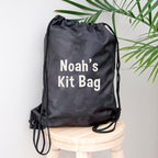 Personalised Kids Camo Drawstring Bag