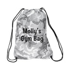 Personalised Kids Camo Drawstring Bag