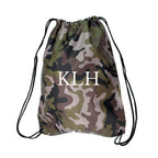 Personalised Camo Drawstring Bag