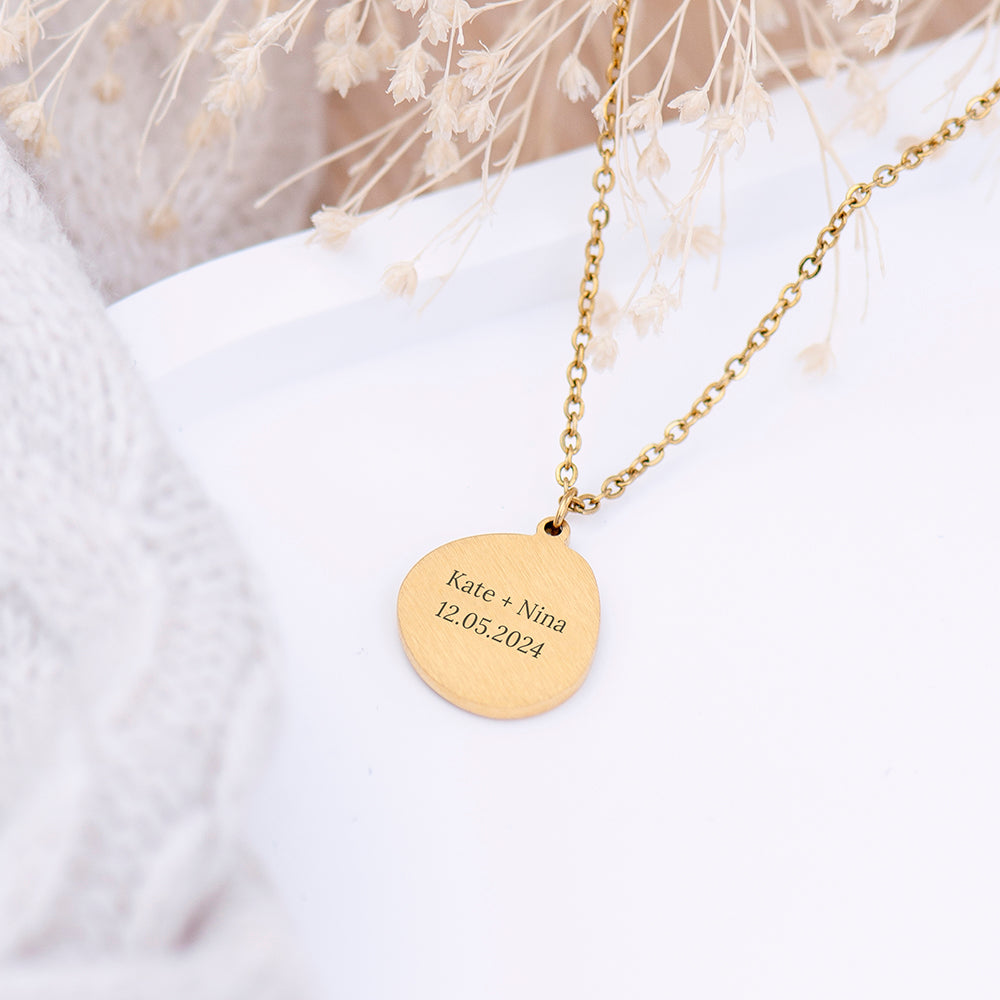 Personalised Compass Amulet Necklace
