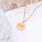 Personalised Compass Amulet Necklace
