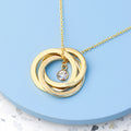 Personalised Russian Ring Necklace