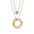 Personalised Russian Ring Layered Necklace