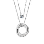 Personalised Russian Ring Layered Necklace