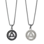 Personalised Men's Celtic Trinity Pendant Necklace