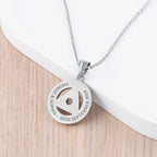 Personalised Men's Celtic Trinity Pendant Necklace