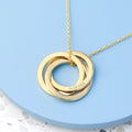Personalised Classic Russian Ring Necklace