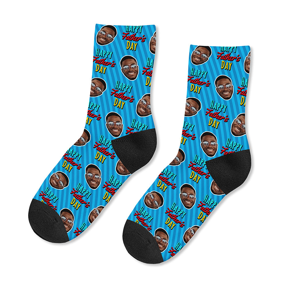 Personalised Father's Day Face Photo Socks