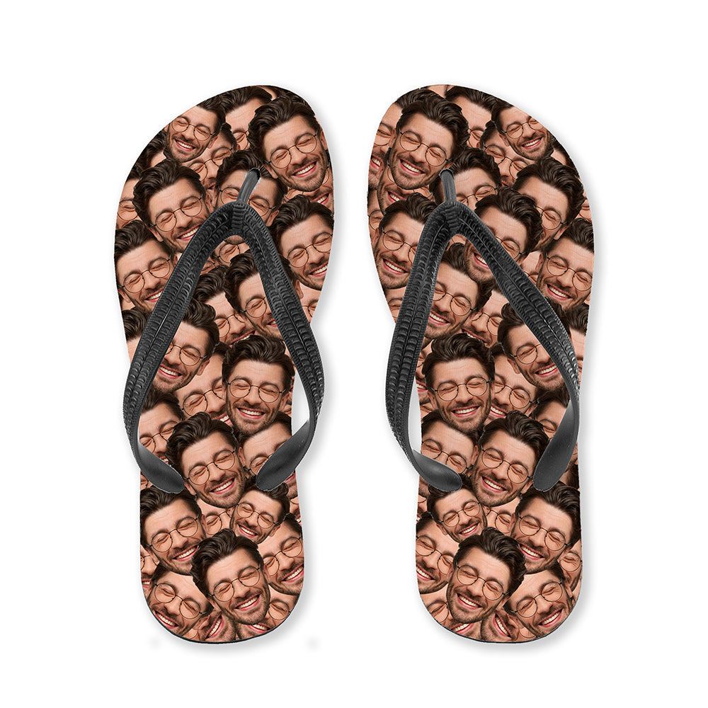 Personalised Photo Flip Flops