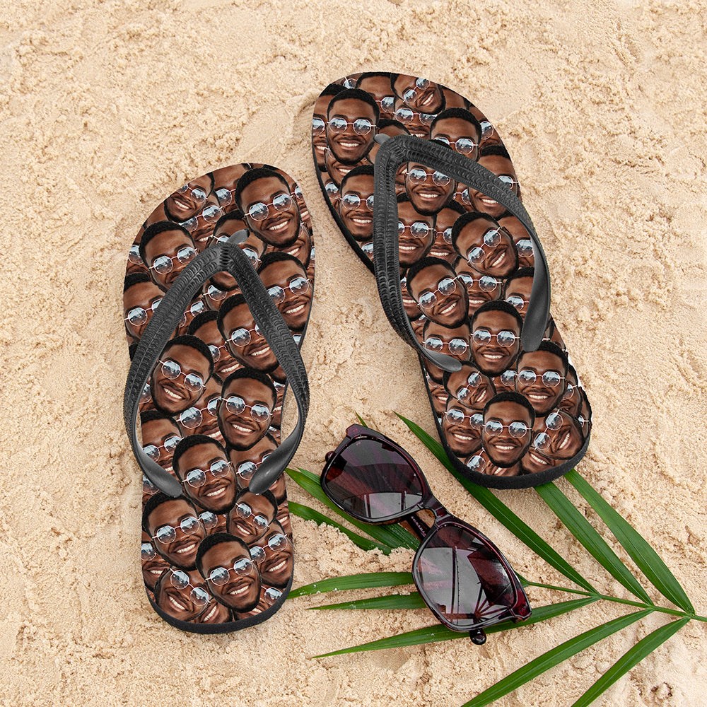 Personalised Photo Flip Flops