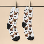 Personalised Dog Photo Socks