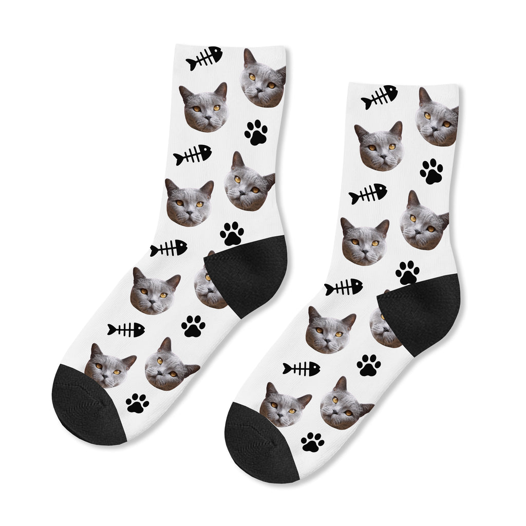 Personalised Cat Photo Socks