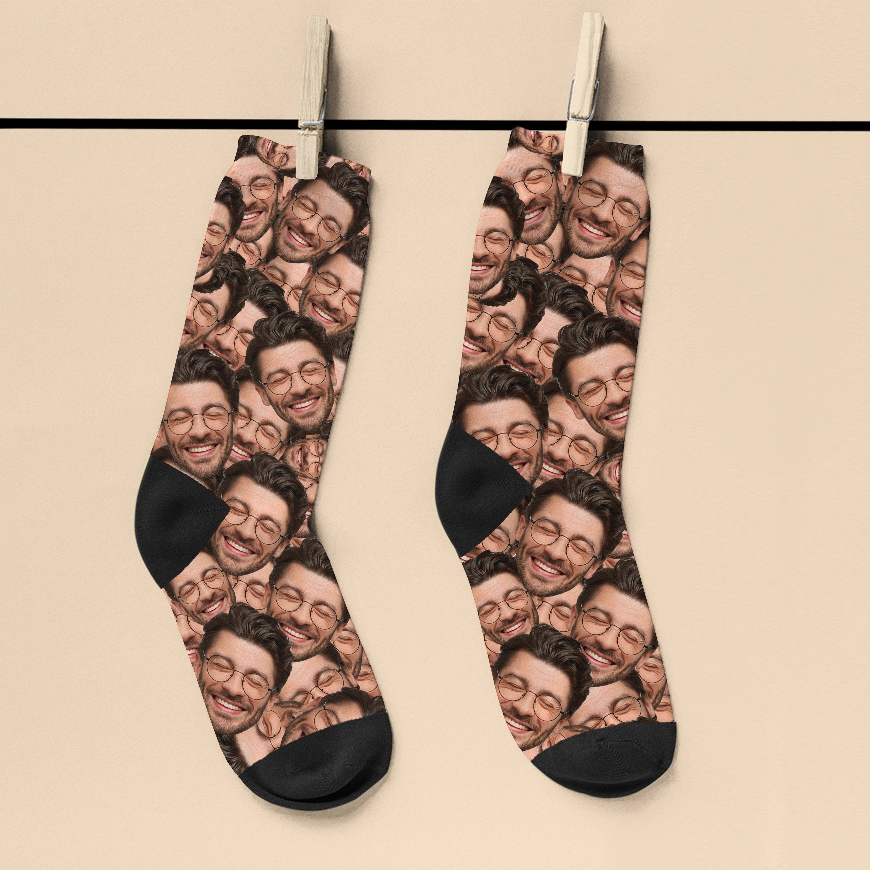 Personalised Face Photo Socks