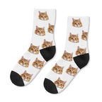 Personalised Cat Photo Kids Socks