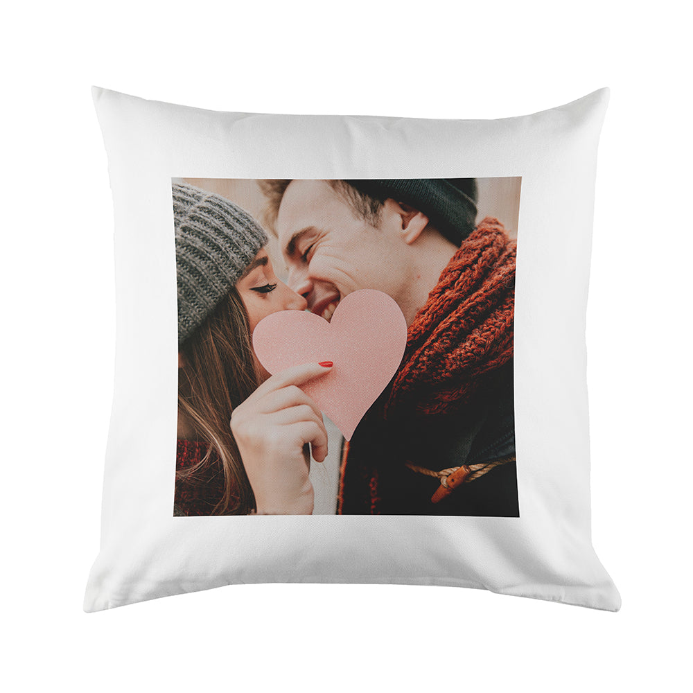 Personalised Photo Canvas Cushion Cover