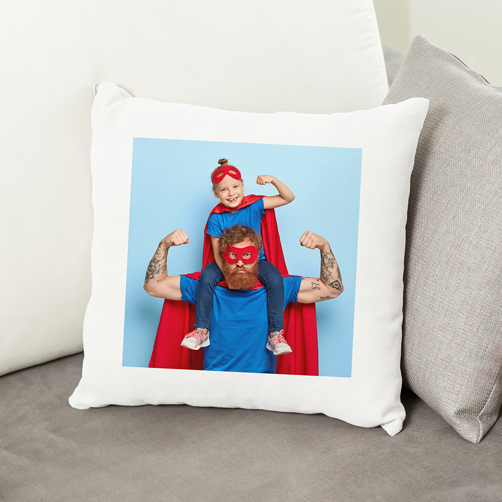 Personalised Photo Canvas Cushion Cover