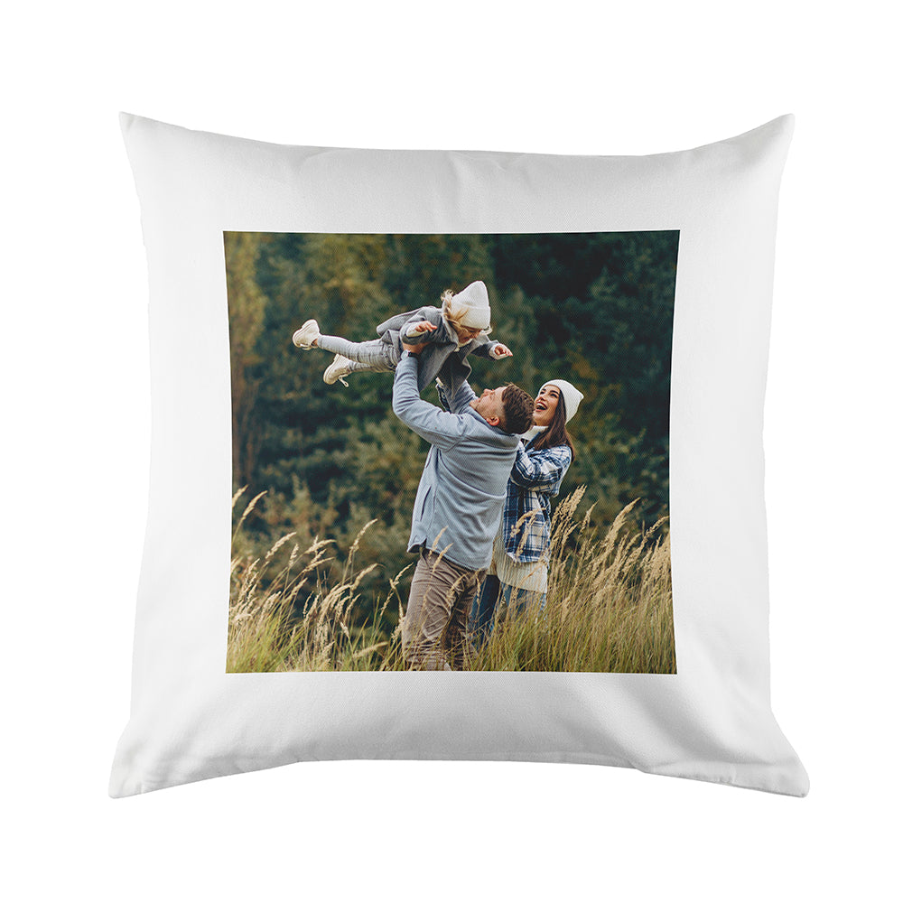 Personalised Photo Canvas Cushion Cover
