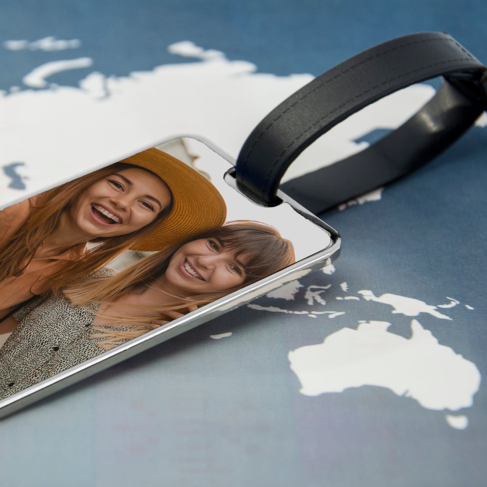 Personalised Photo Luggage Tag