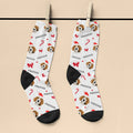 Personalised Christmas Pet Face Socks