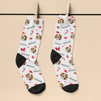 Personalised Christmas Pet Face Socks