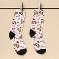 Personalised Christmas Pet Face Socks