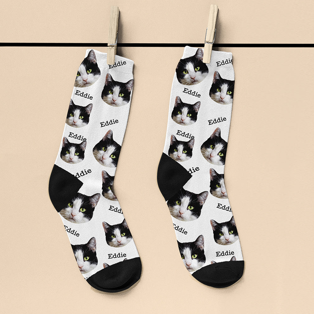 Personalised Pet Face Socks