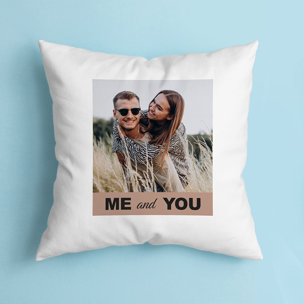 Personalised Couple’s Photo Cushion Cover
