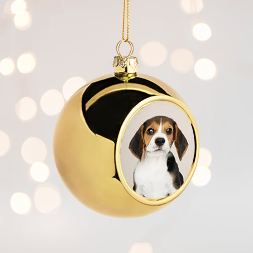 Personalised Photo Christmas Bauble