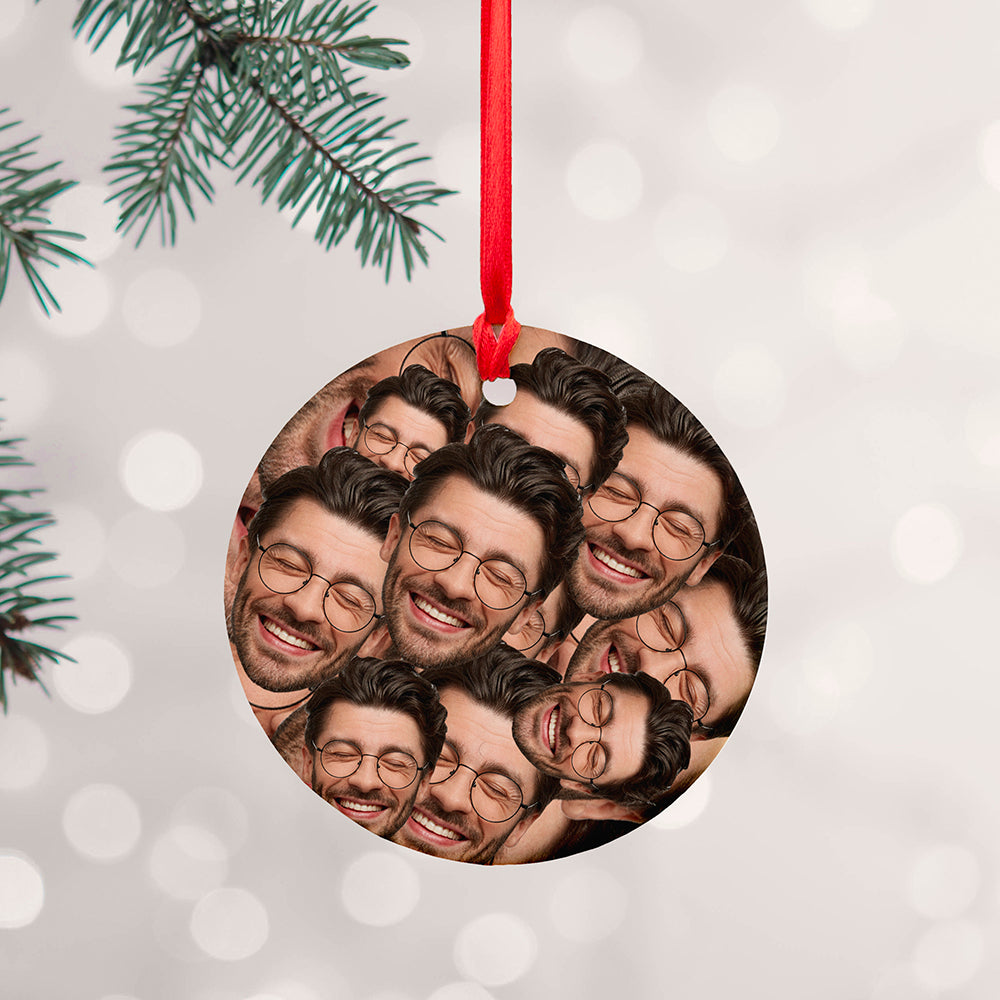 Personalised Face Christmas Ornament