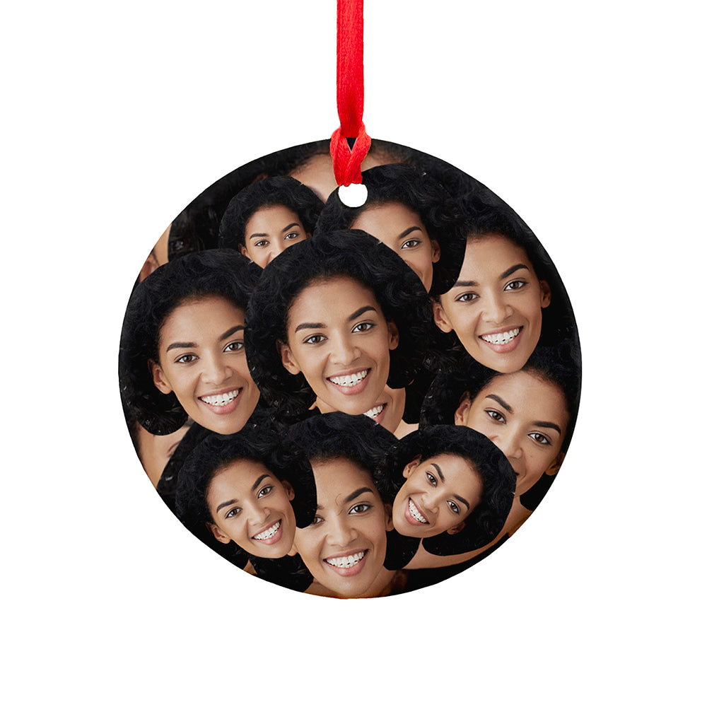 Personalised Face Christmas Ornament