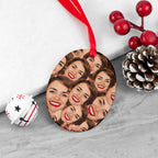 Personalised Face Christmas Ornament