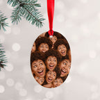 Personalised Face Christmas Ornament
