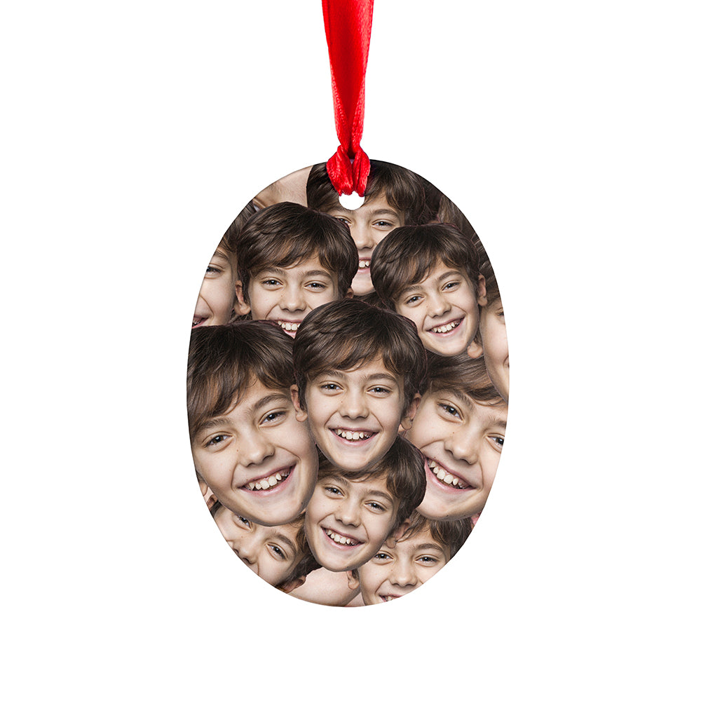 Personalised Face Christmas Ornament