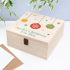 Personalised Bauble Christmas Eve Box - Medium