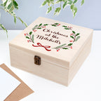 Personalised Jolly Holly Christmas Eve Box - Medium