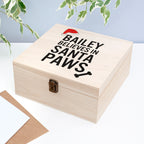 Personalised Pets Santa Paws Christmas Eve Box - Medium