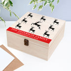 Personalised Reindeer Family Christmas Eve Box - Medium