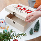 Personalised Romantic Couples Christmas Eve Box - Medium