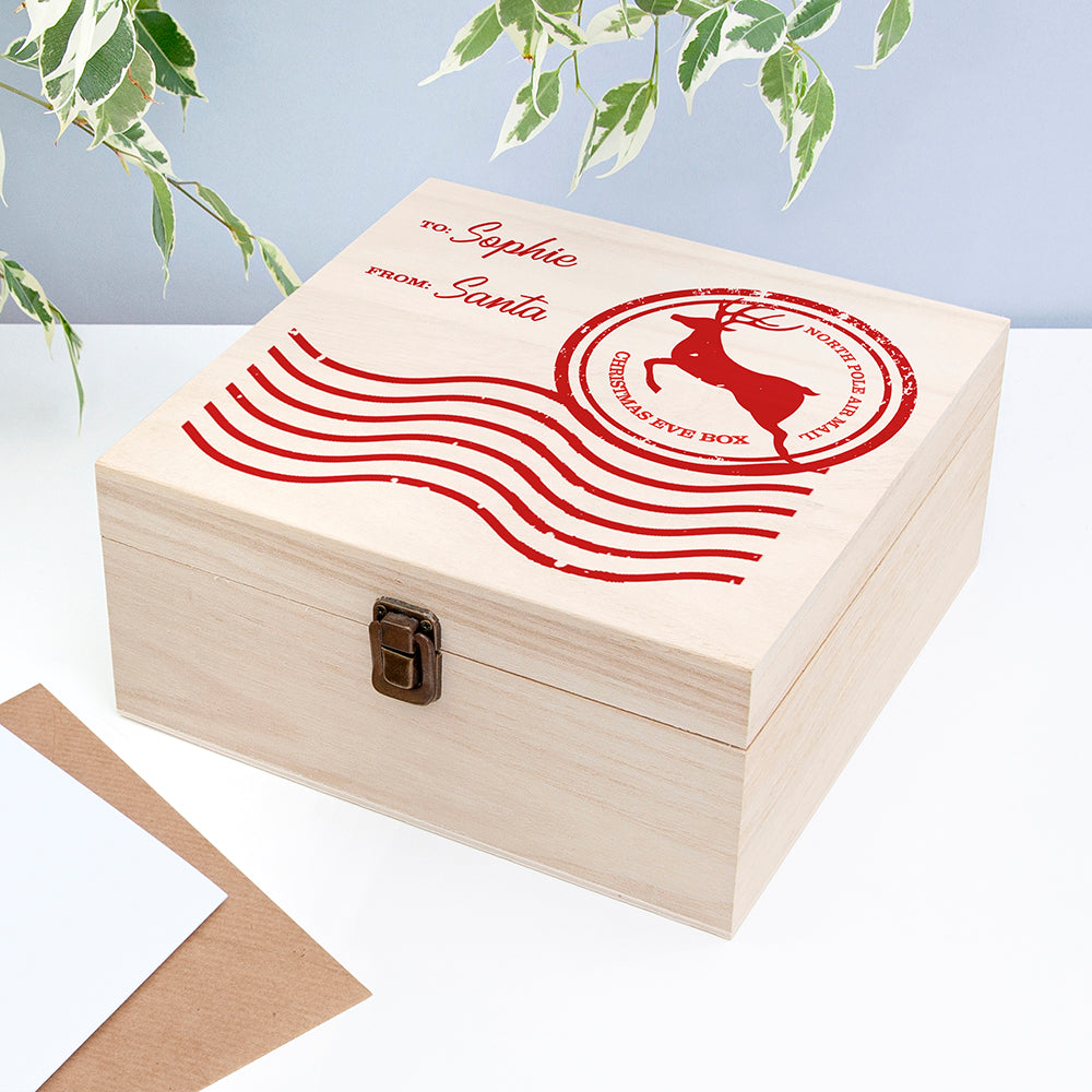 Personalised North Pole Special Delivery Christmas Eve Box - Medium